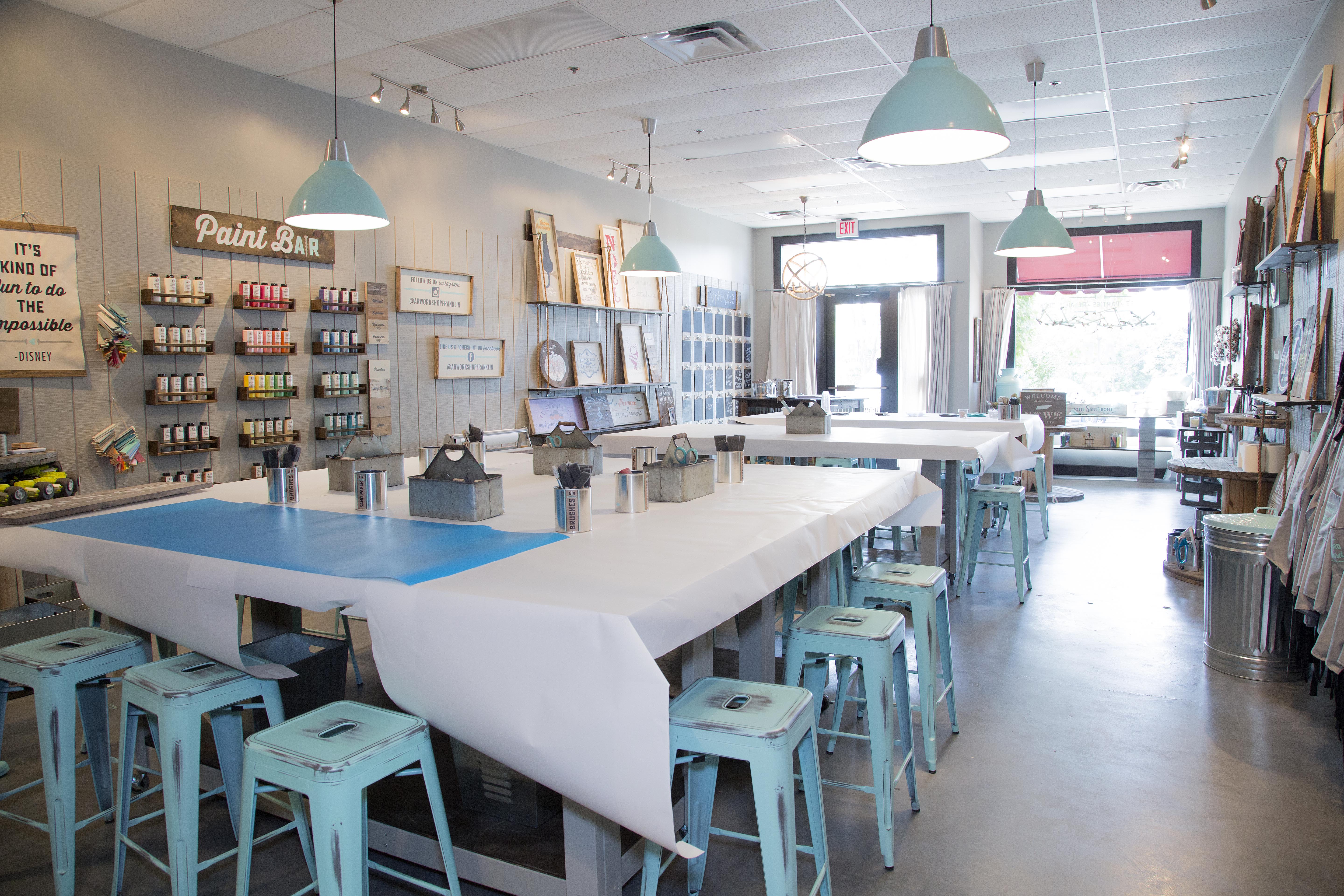 Bright Studio/Workshop space perfect for Bridal & Baby Showers and Classes