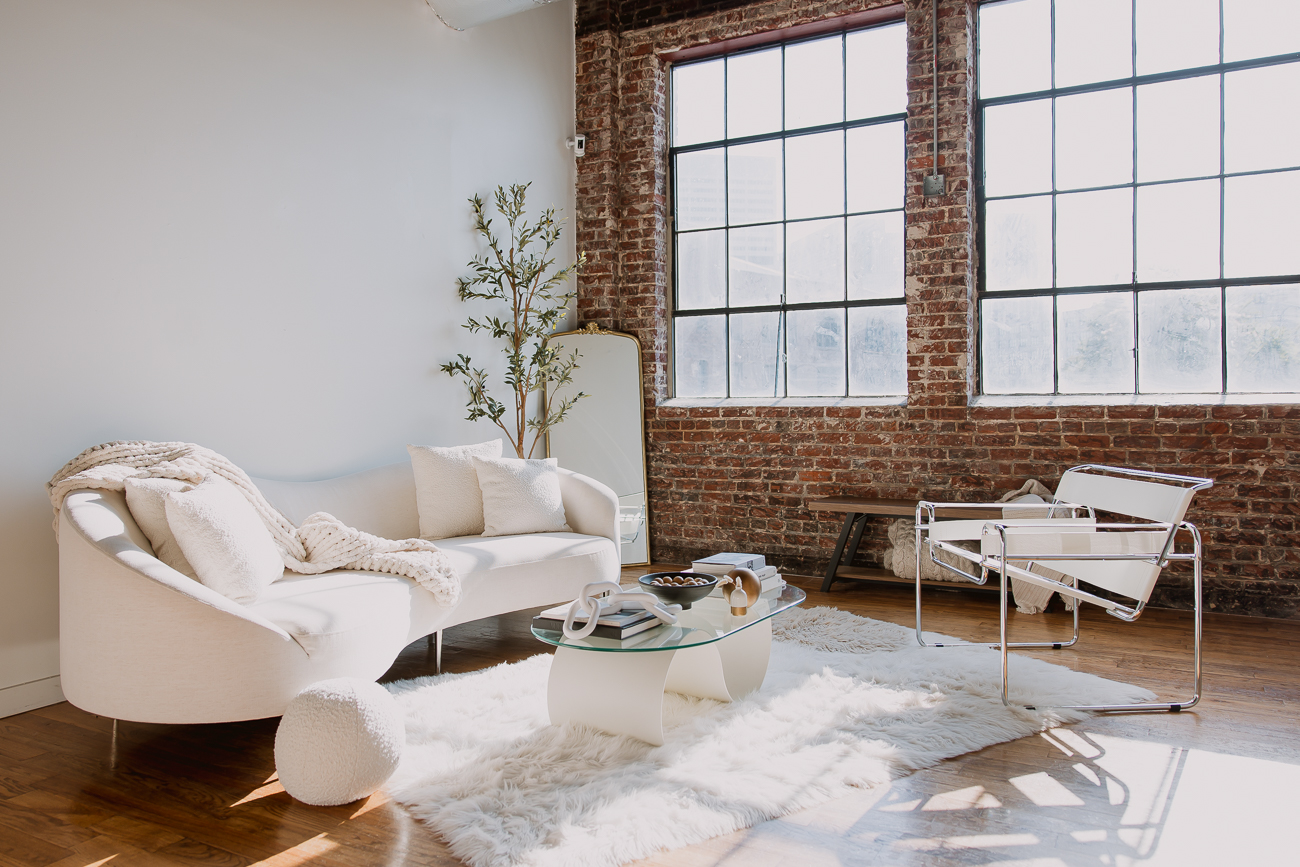 Castleberry Hill Photo Studio with Natural Light + Exposed Brick