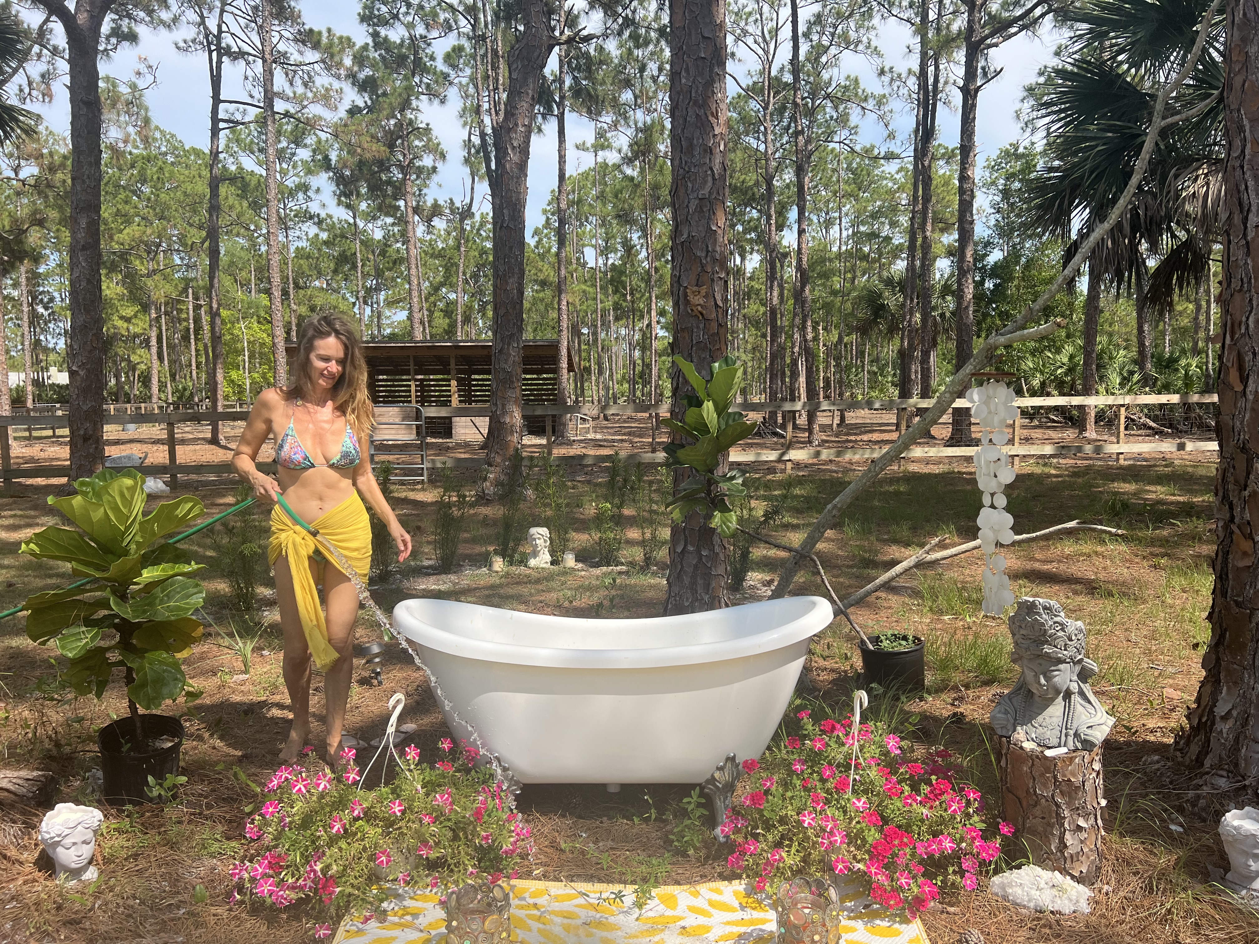 Boho Bus with Nature Views and Animals