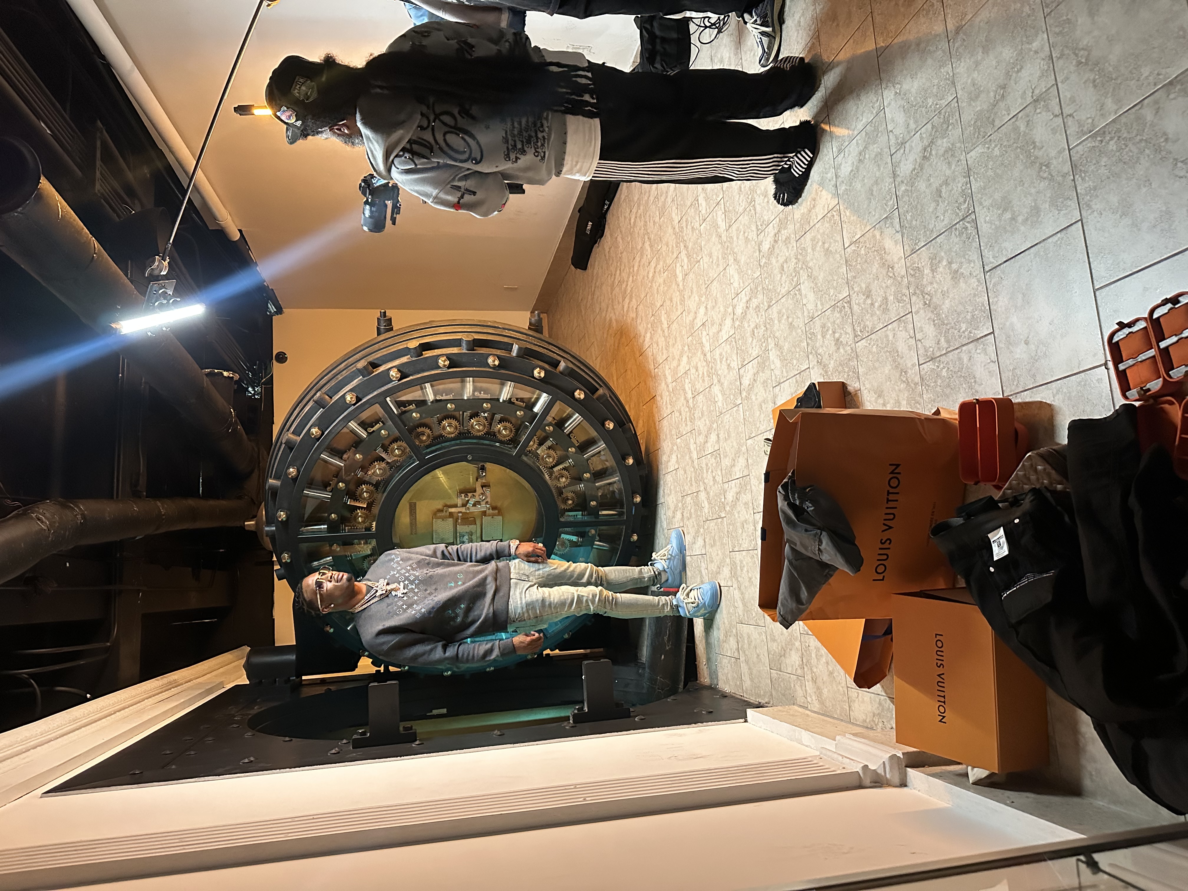 Real Bank Vault Photography Film Studio Set 