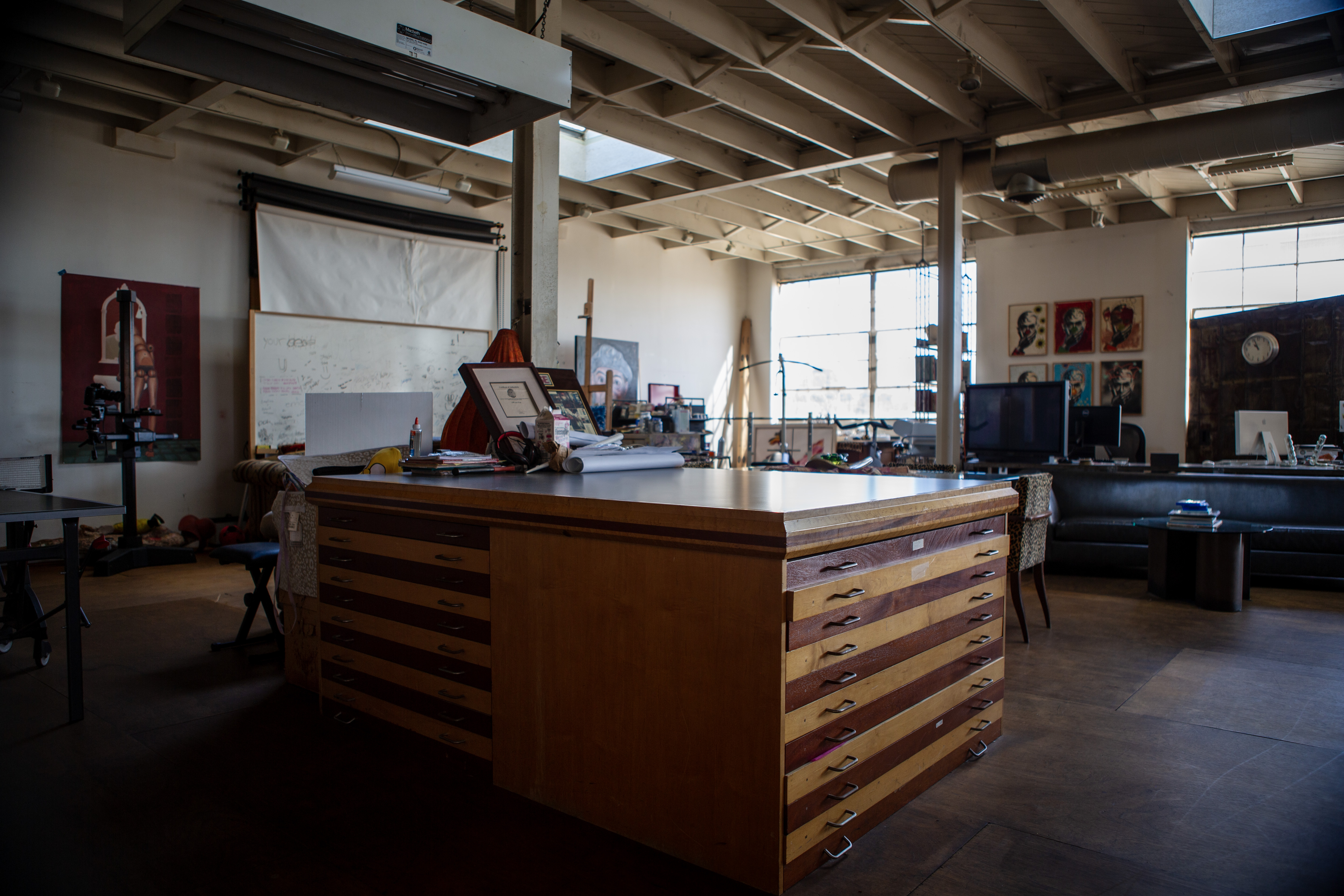 World Renowned Artist's Loft & Vintage Workspace