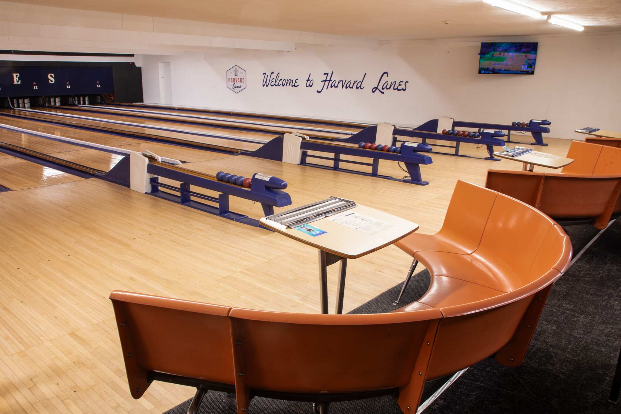 Vintage Candlepin Bowling Alley in Rural Massachussetts