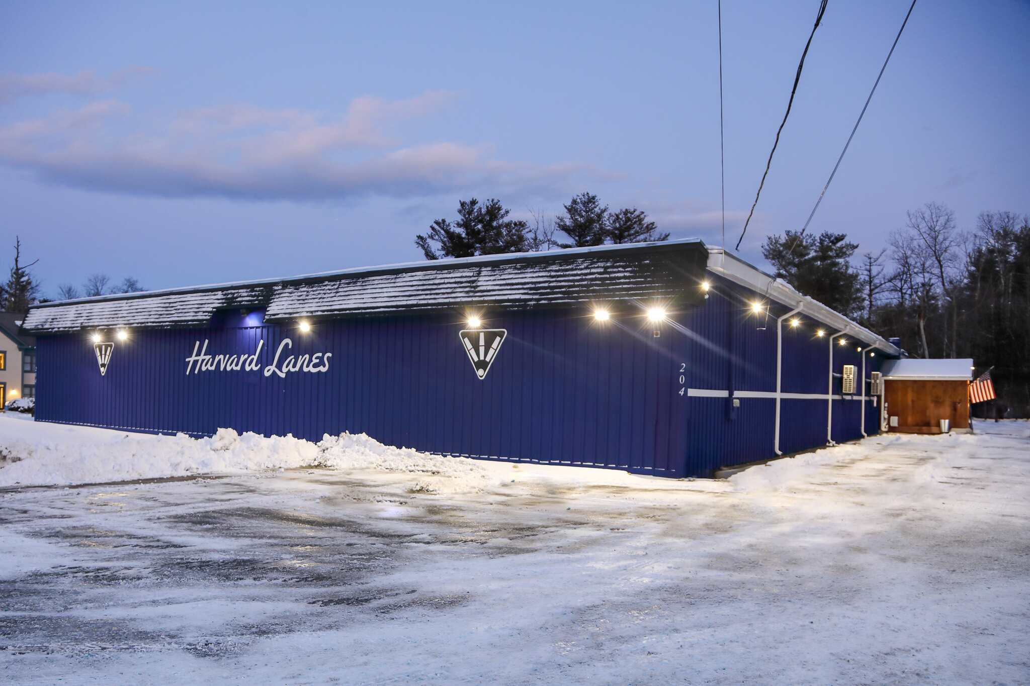 Vintage Candlepin Bowling Alley in Rural Massachussetts
