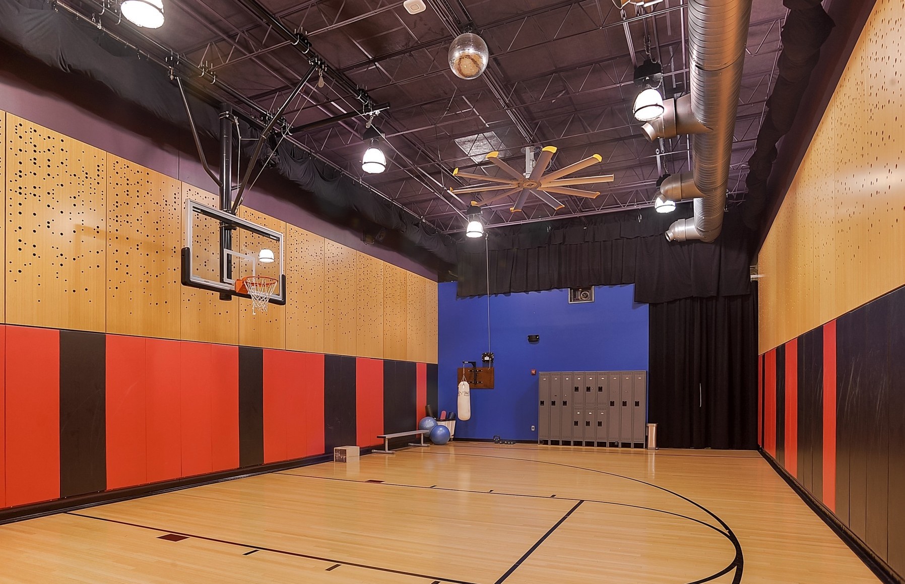 Custom Half-Court Gym on the North Side of Chicago