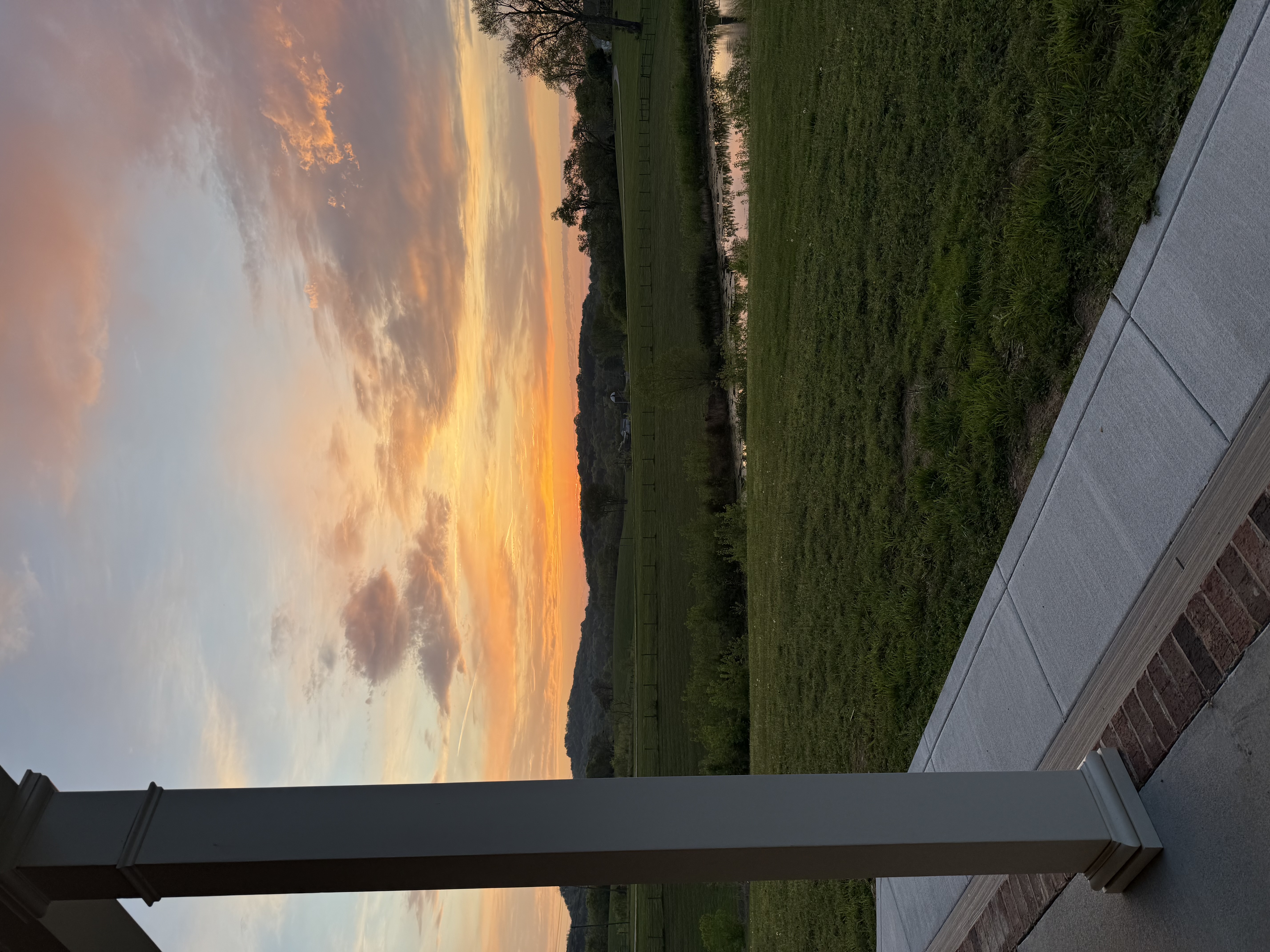 Maplewood Hollow—Modern White Farmhouse, gorgeous white kitchen with oversized island, 12 acres, rolling hills, pond, sunrise and sunset views and bucolic country natural scenery.