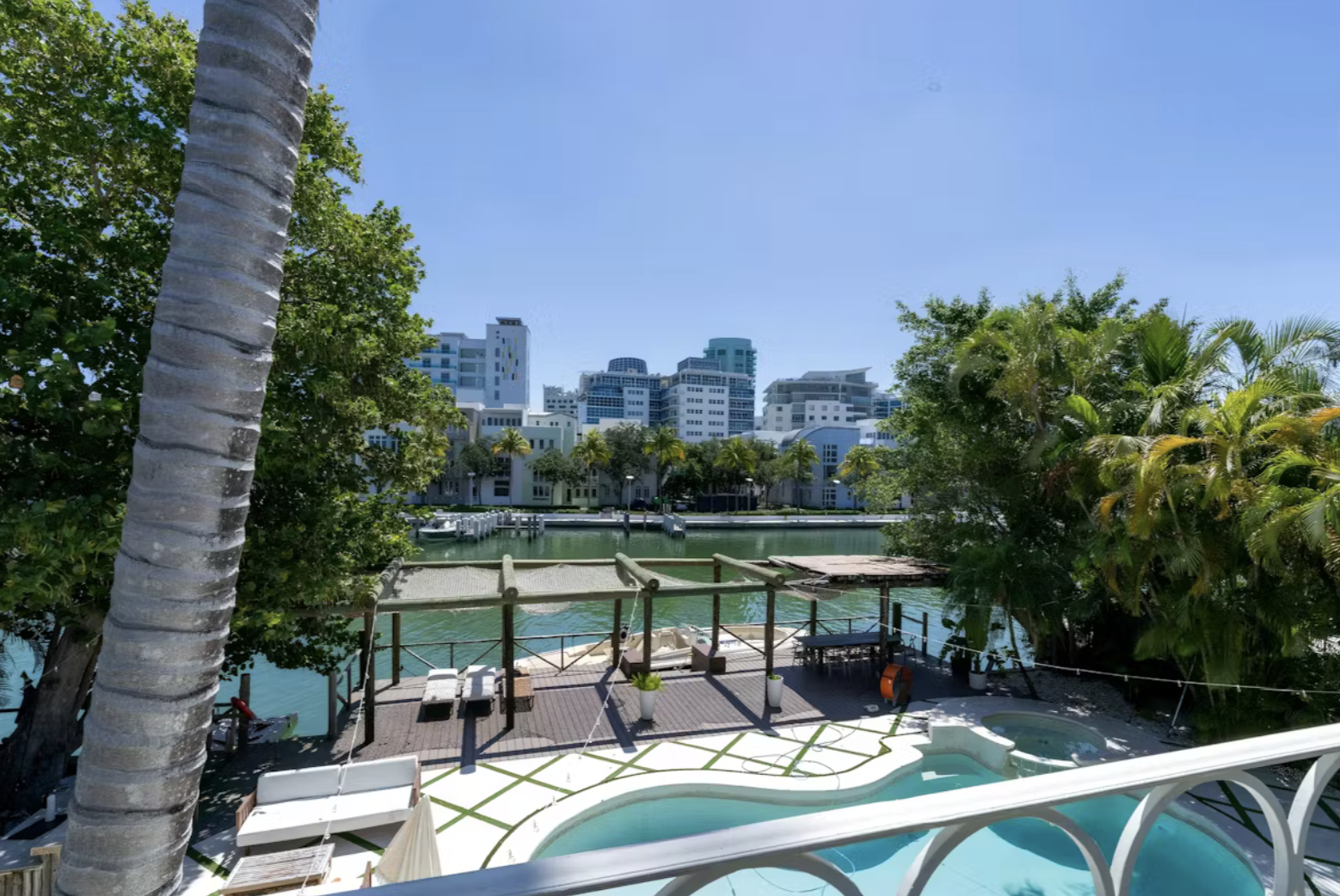 Art Deco Miami Beach Home on the Water with Pool
