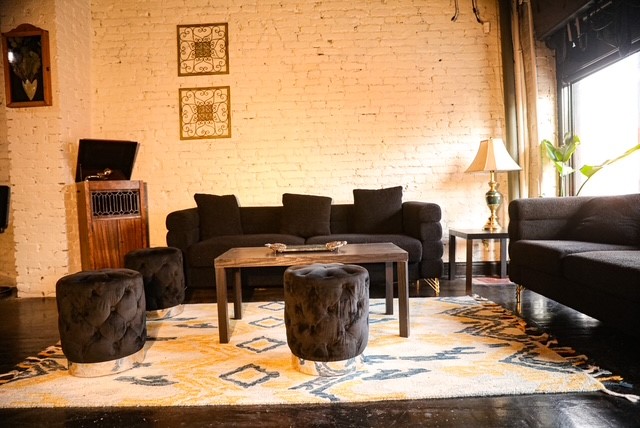 Intimate Two-Story Lounge with Style & Charm