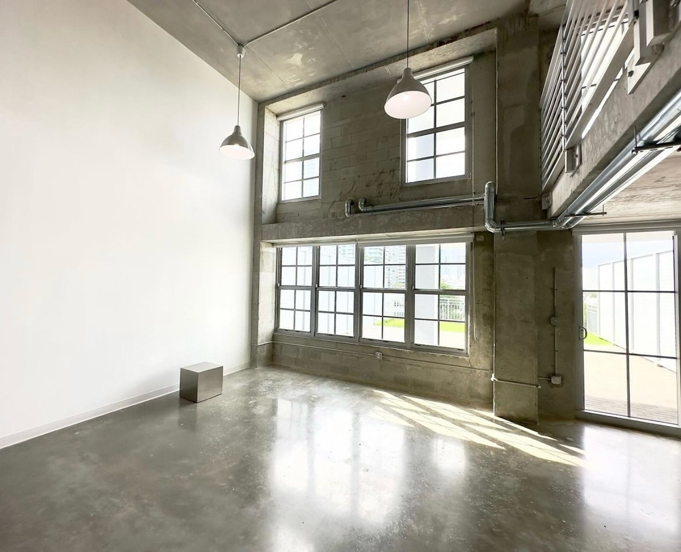 Crysp Studio | Huge Modern Daylight Concrete Loft with South facing windows
