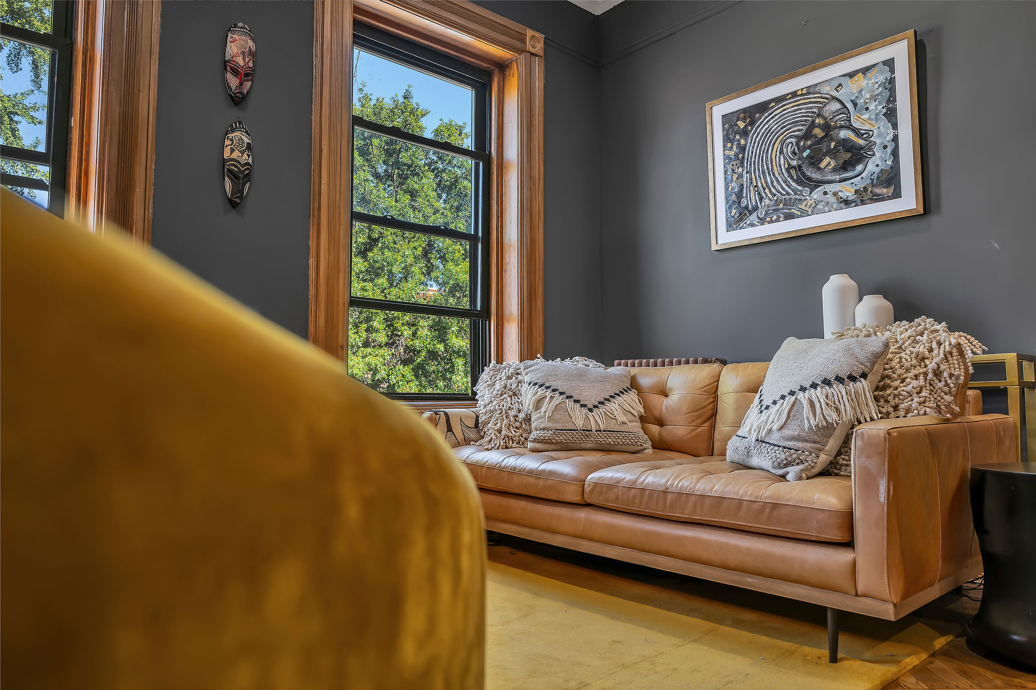 Brooklyn Brownstone One-Bedroom – Mid-Century Modern Style