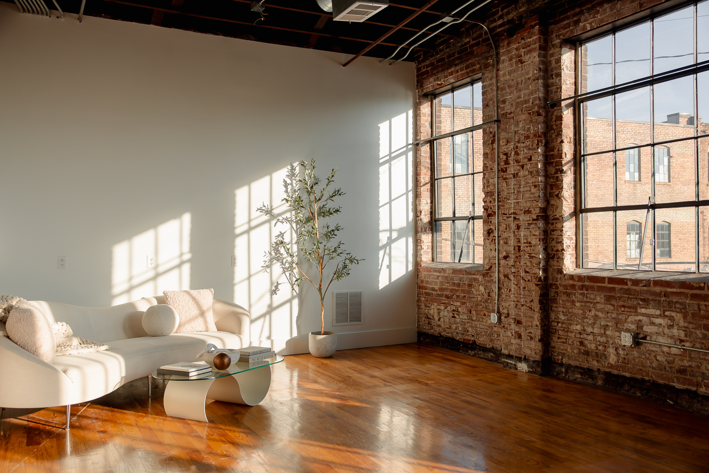 Castleberry Hill Photo Studio with Natural Light + Exposed Brick