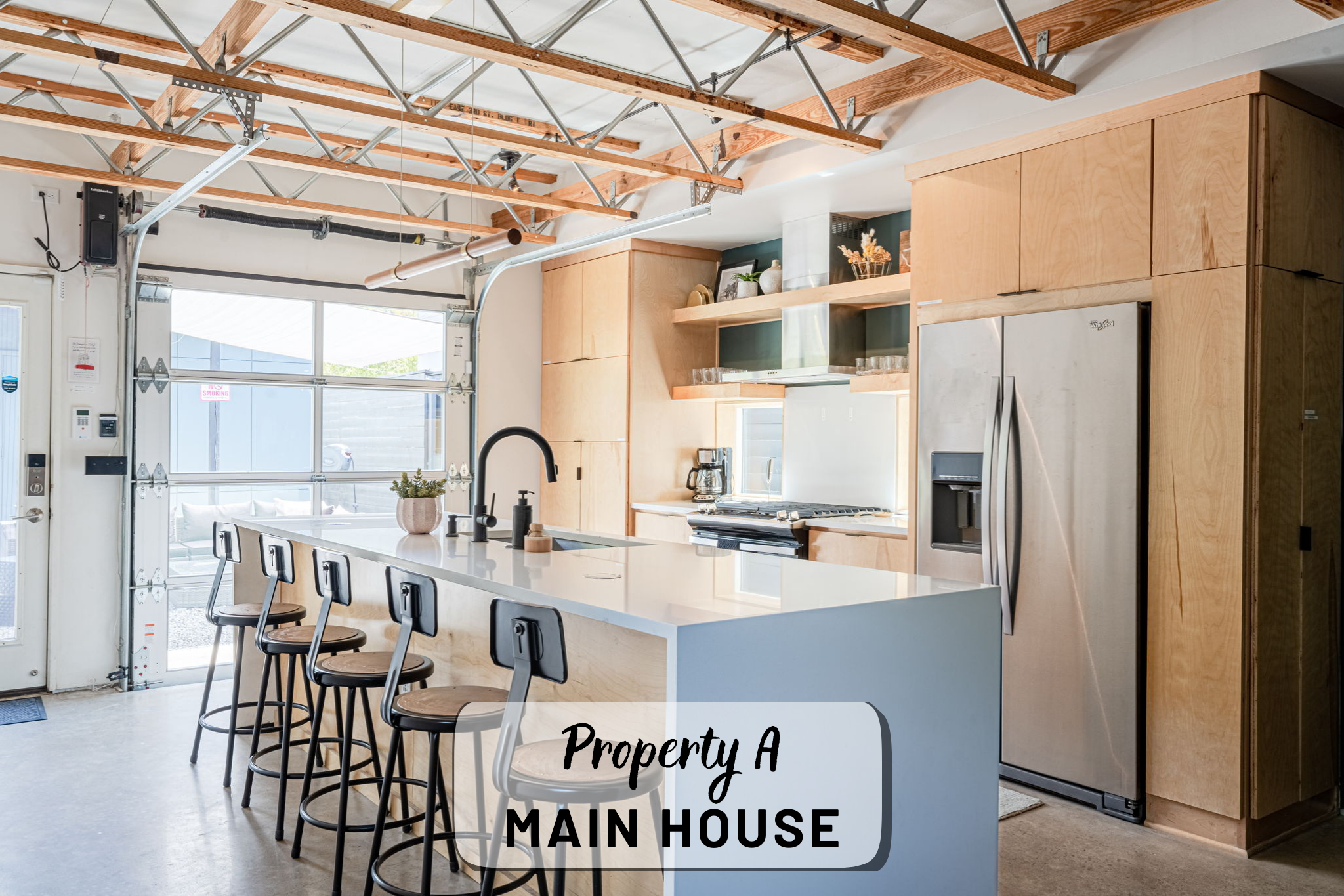 Natural Light-Filled Designer Home + Backyard Loft