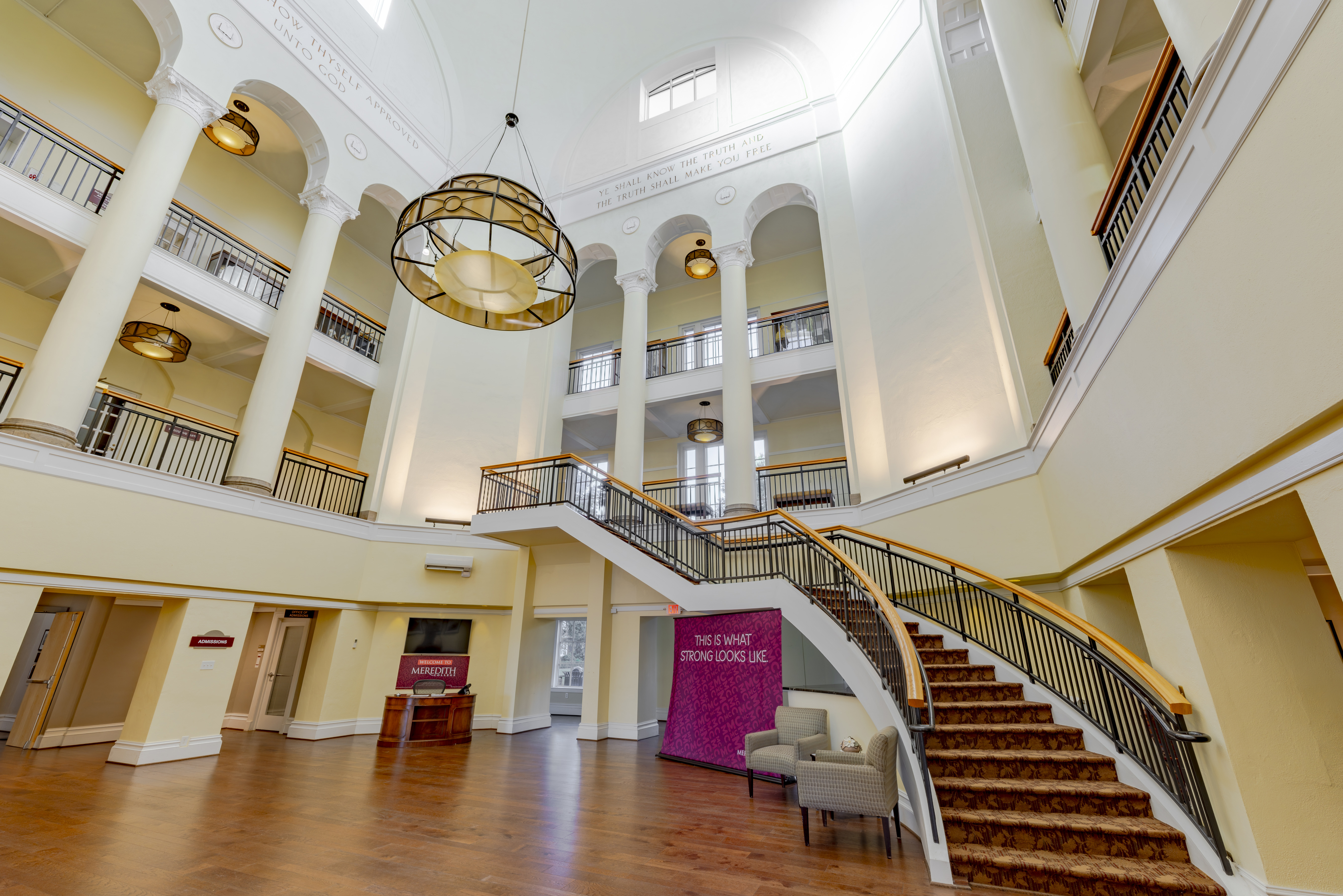 Johnson Hall Rotunda at Meredith College