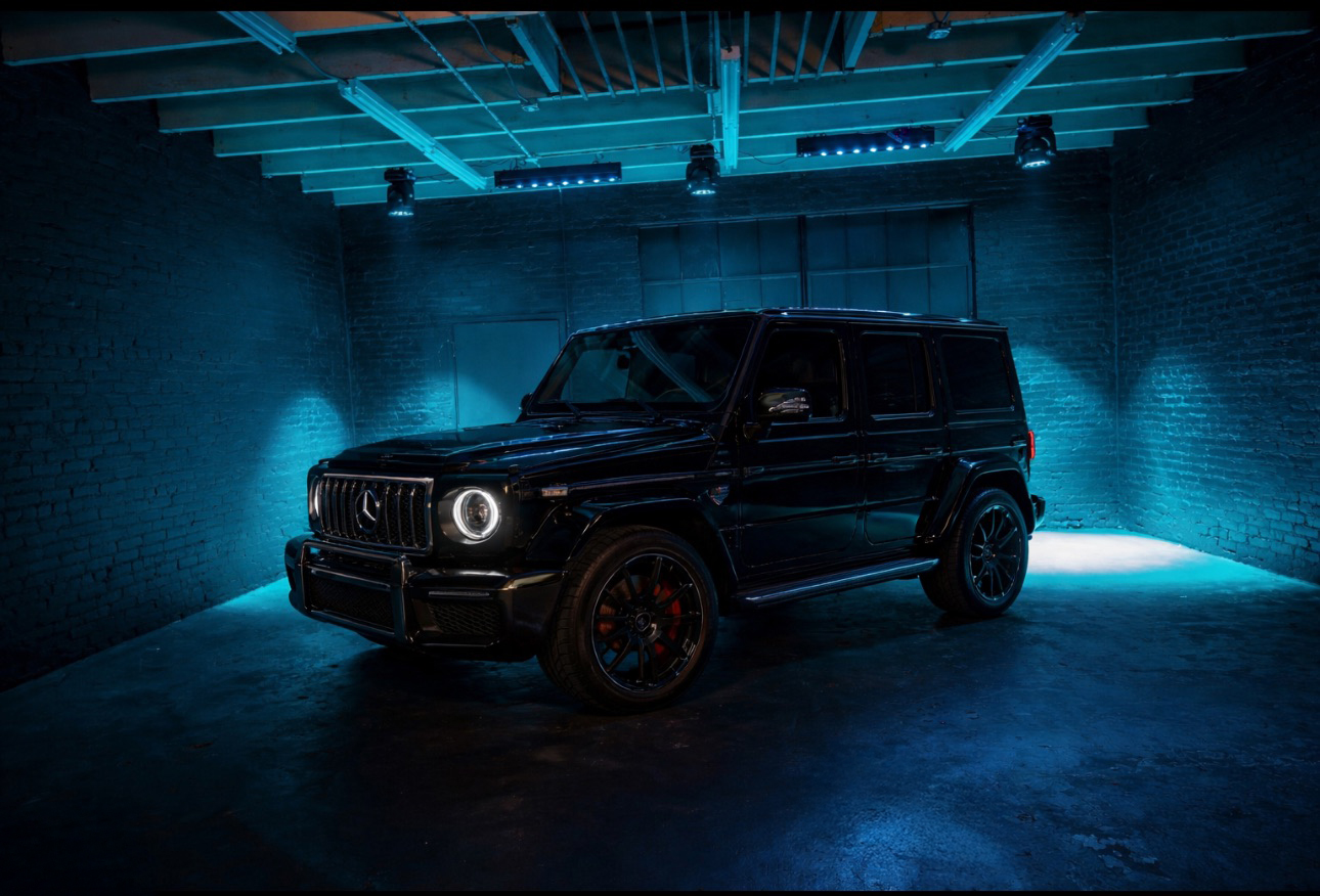 Industrial Blackout Studio With DMX RGB Staged Lighting