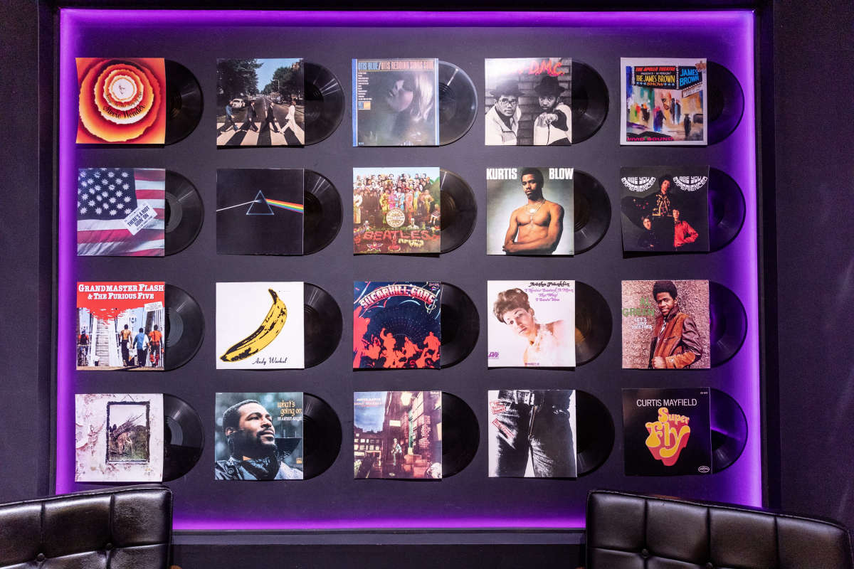 Music Gallery Studio with Podcast Lounge Setup