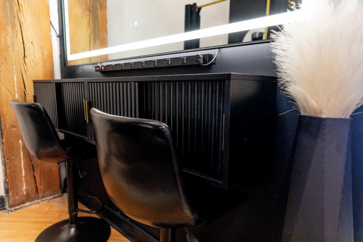 Music Gallery Studio with Podcast Lounge Setup