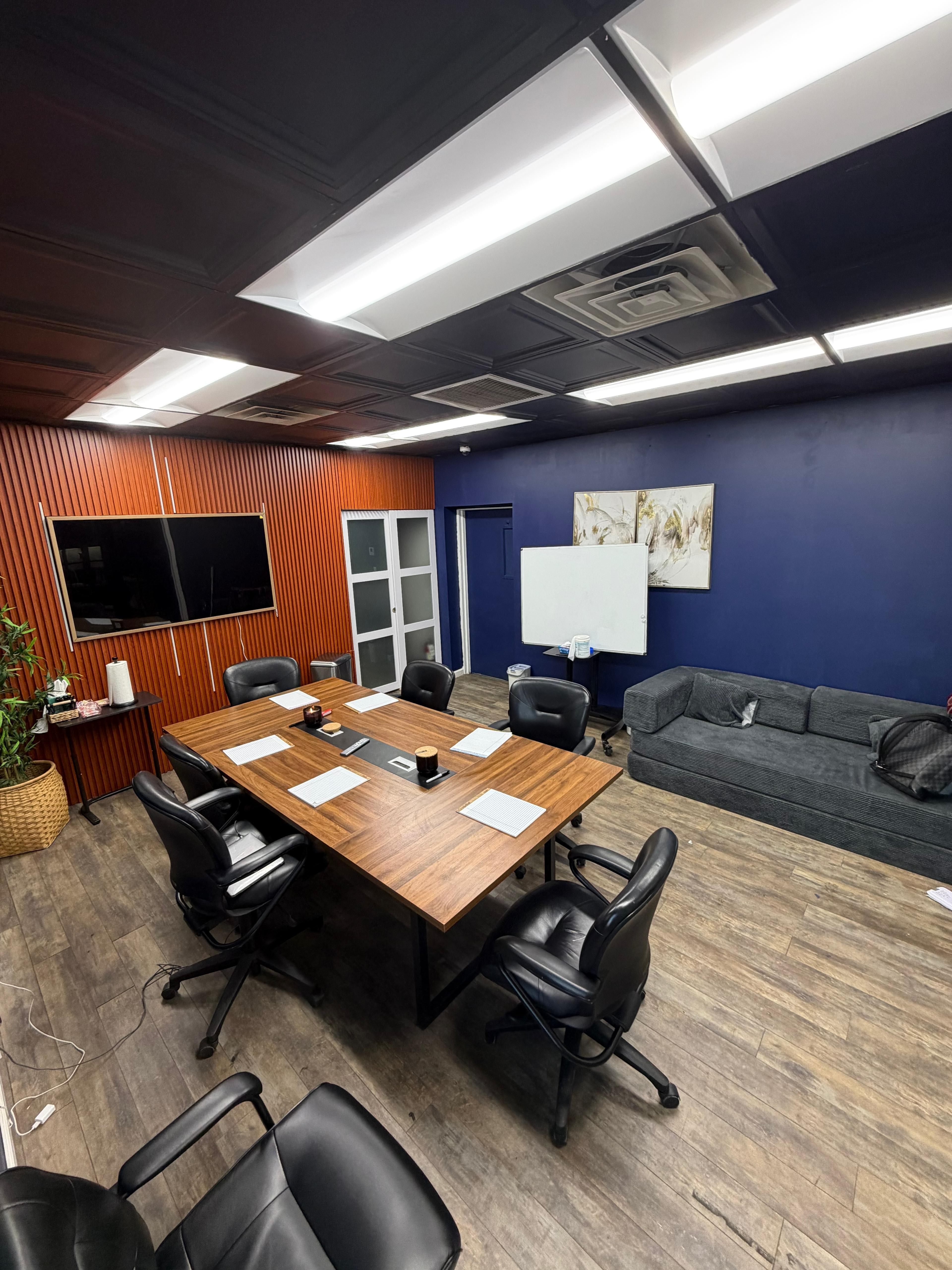 Modern Conference & Content Studio with High-Tech AV