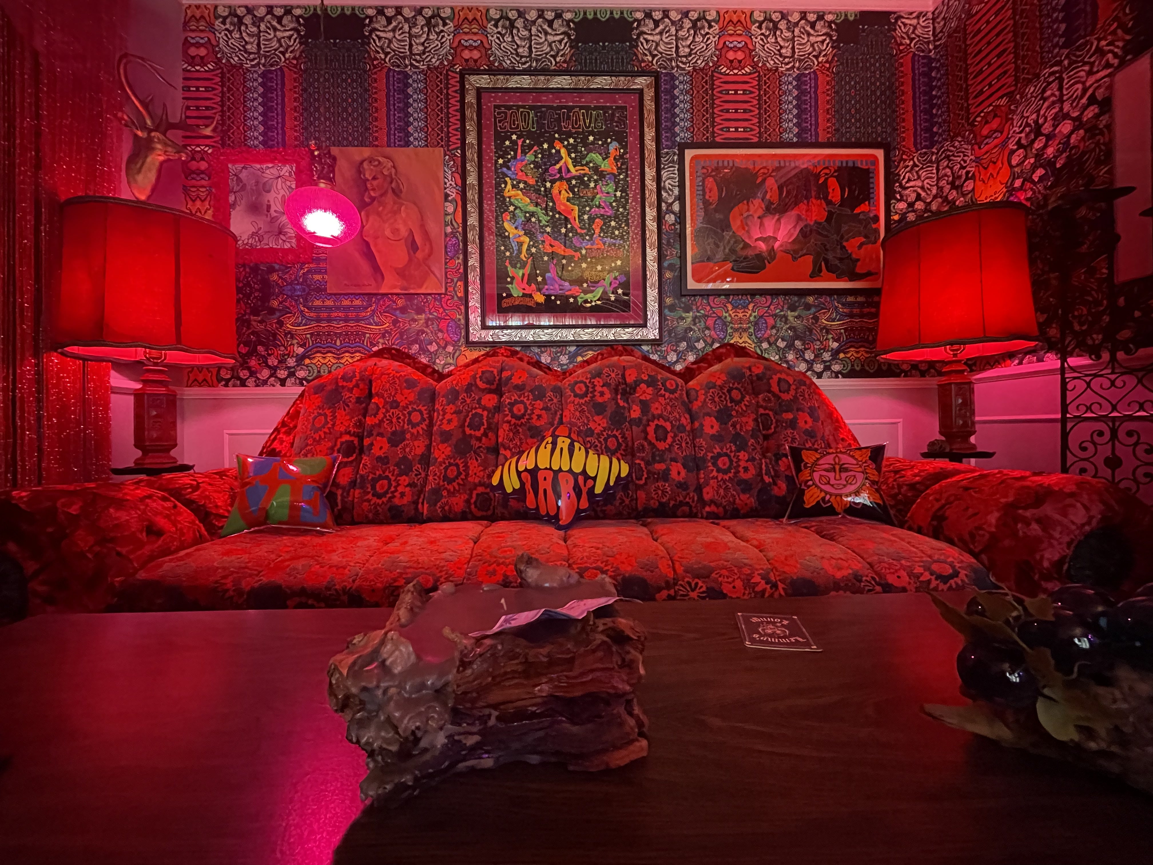1960s-1970s Psychedelic Space Age Lounge & Conversation Pit