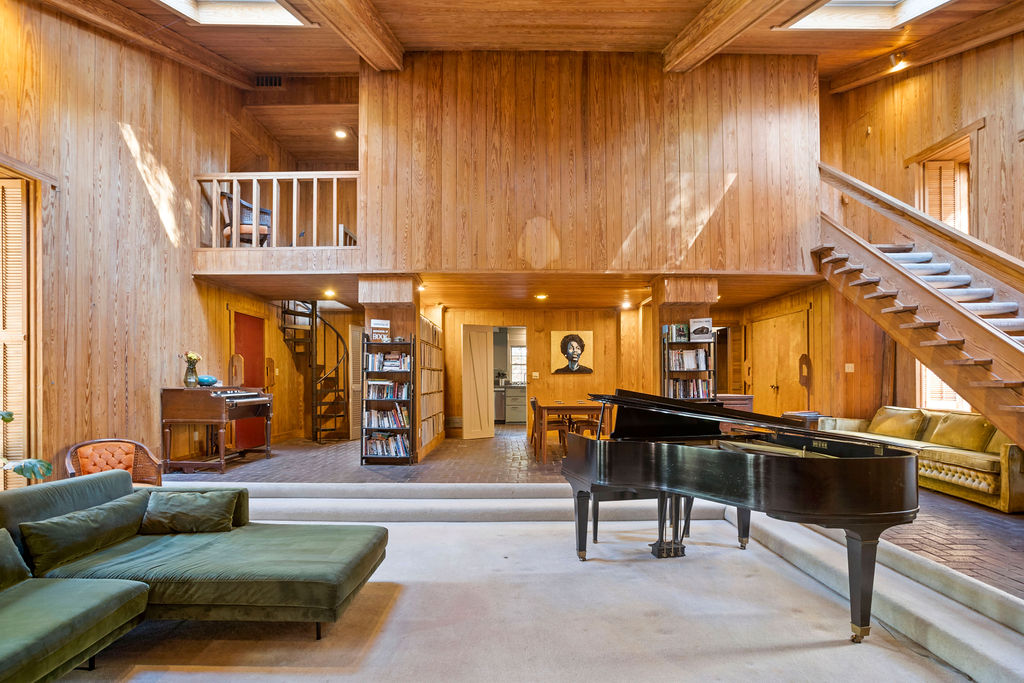 Mid Century House with Grand Piano